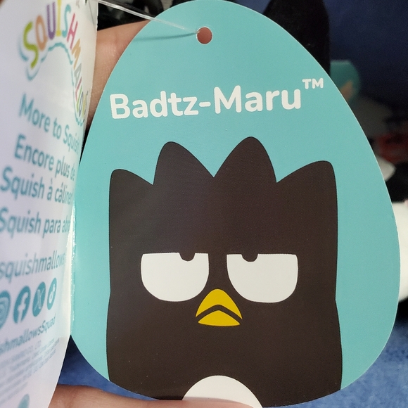 NWT Badtz-Maru, Hello Kitty Squishmallows Clip - Picture 4 of 5